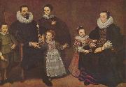 Cornelis de Vos Familienportrat oil painting